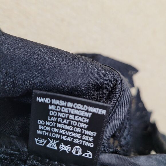 NWT Berek Black Lace Daisy Blazer Womens L Whimsigoth Party Cocktail Jacket - Picture 10 of 11